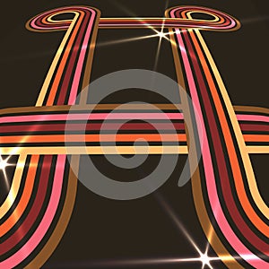 Retro disco background