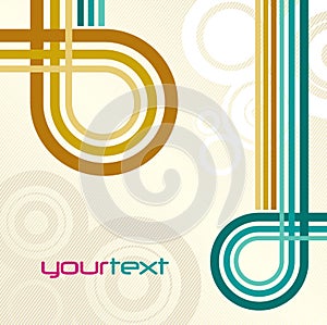 Retro disco background