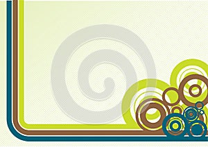 Retro disco background