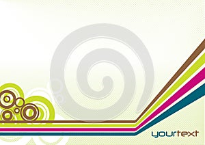 Retro disco background