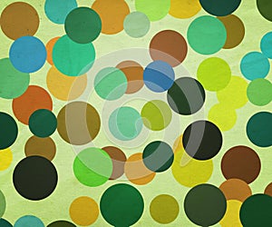 Retro Dots Background Illustration