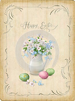 Retro Easter Card