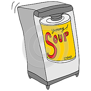 Retro electric can opener