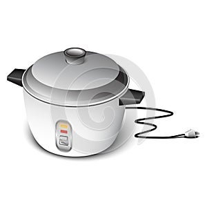 Retro electric rice cooker