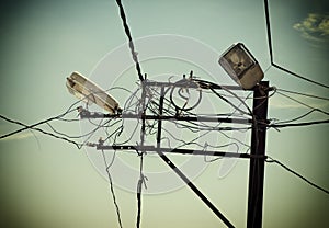 Retro electrical wires Istanbul