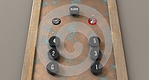 Retro Elevator Control Panel