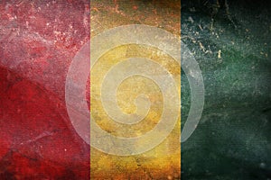 retro flag of Indo Aryan peoples Saraiki people with grunge texture. flag representing ethnic group or culture, regional
