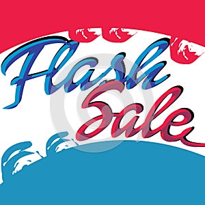 Retro flash sale banner