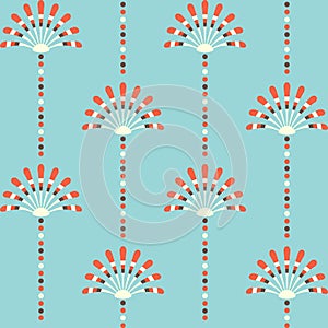 Retro floral pattern