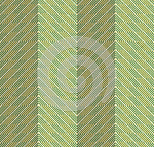 Retro fold green striped chevron