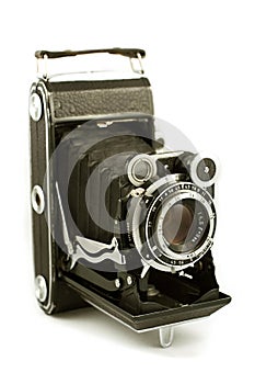 Retro folding camera