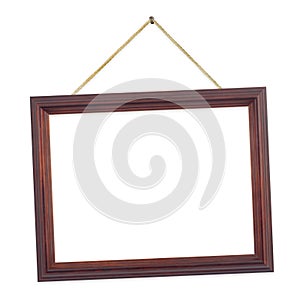 Retro frame on string