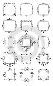 Retro frames (black and white)
