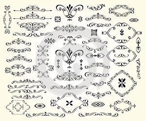 Retro frames for your projects.Vector .