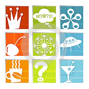 Retro Fun Icons (vector)