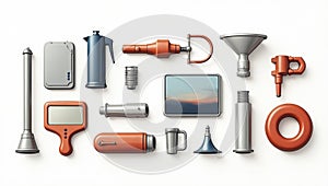 Retro Futuristic Object Collection