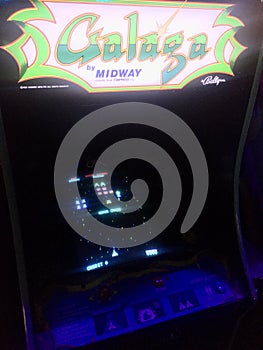 Retro Galaga Machine arcade game