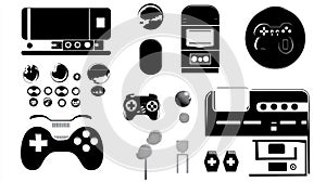 Retro Gaming Console Icons