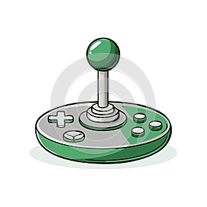 Retro Gaming Joystick Controller with Directional Pad and Buttons