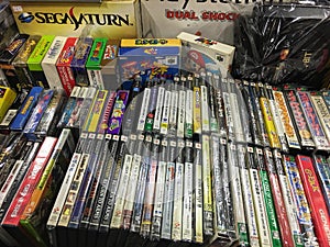 Retro Gaming System Sega Saturn 16 Bit Playstation 2 Game Cartridges