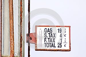 Retro Gas Prices