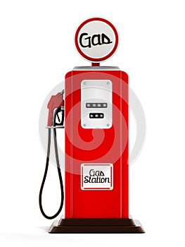 Retro gas pump