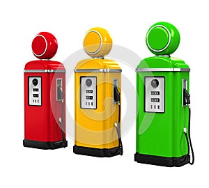 Retro Gas Pumps