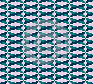 Retro geometric abstract seamless pattern