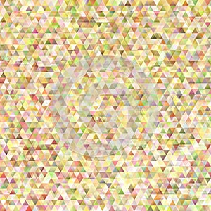 Retro geometric gradient triangle pattern background
