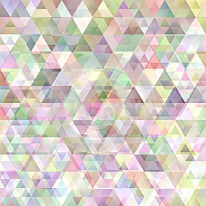 Retro geometrical gradient triangle pattern background design