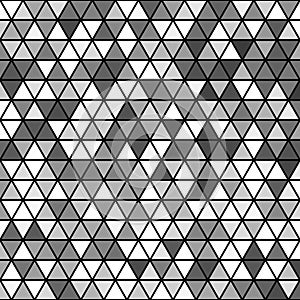 Retro geometrical triangle pattern background