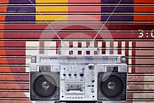 Retro ghettoblaster