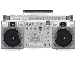 Retro ghettoblaster