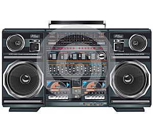 Retro ghettoblaster