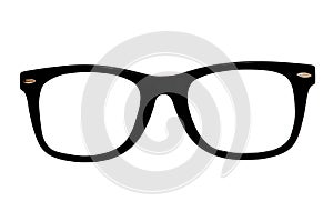 Retro glasses isolated