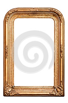 Retro golden old frame, baroque style, (No#7)