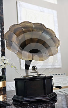 Retro gramophone