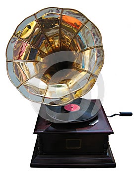 Retro gramophone.