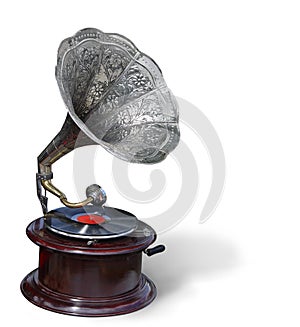 Retro gramophone