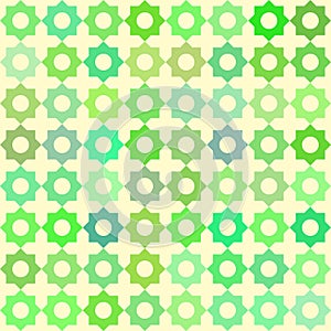 Retro green pattern