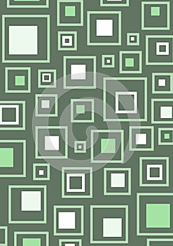 Retro green squares background photo