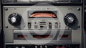 retro grey play button