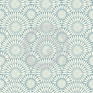 Retro grey seamless circle pattern