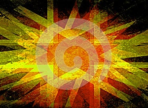 Retro grunge christmas star background