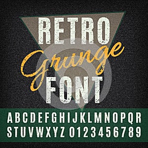 Retro Grunge Font