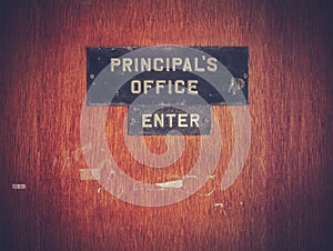 Retro Grunge Principal Office