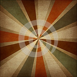 Retro grungy abstract background with rays.