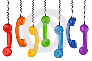 Retro handset row