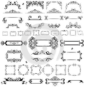Retro heading and frames