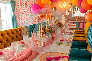 Retro Hen Party DÃÂ©cor - Vintage Vibes for a Timelessly Chic Celebration photo